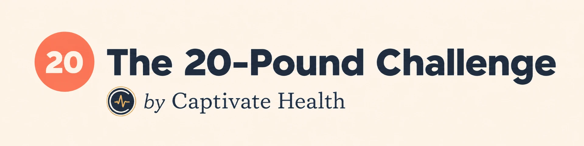 The 20-Pound Challenge by Captivate Health